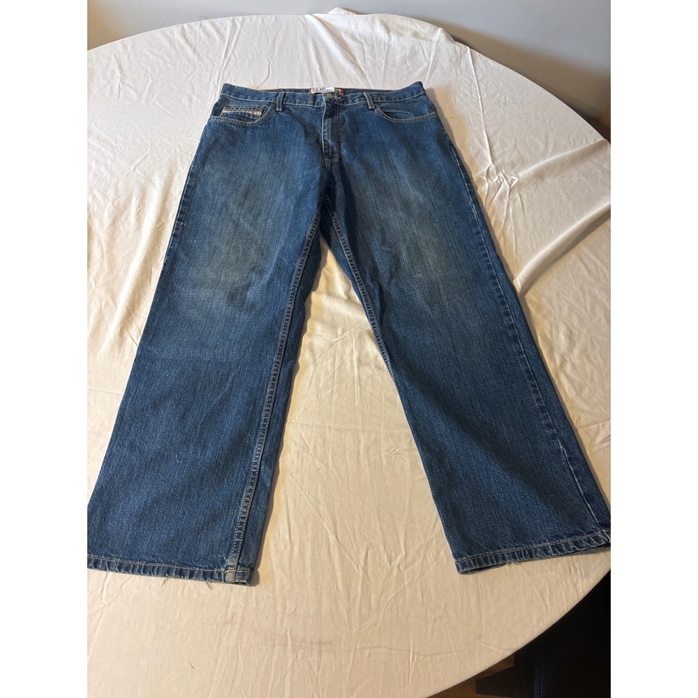 U.S. Polo Assn. Straight Leg Jeans Mens 36x30 Blue Excellent‎ Heritage Denim